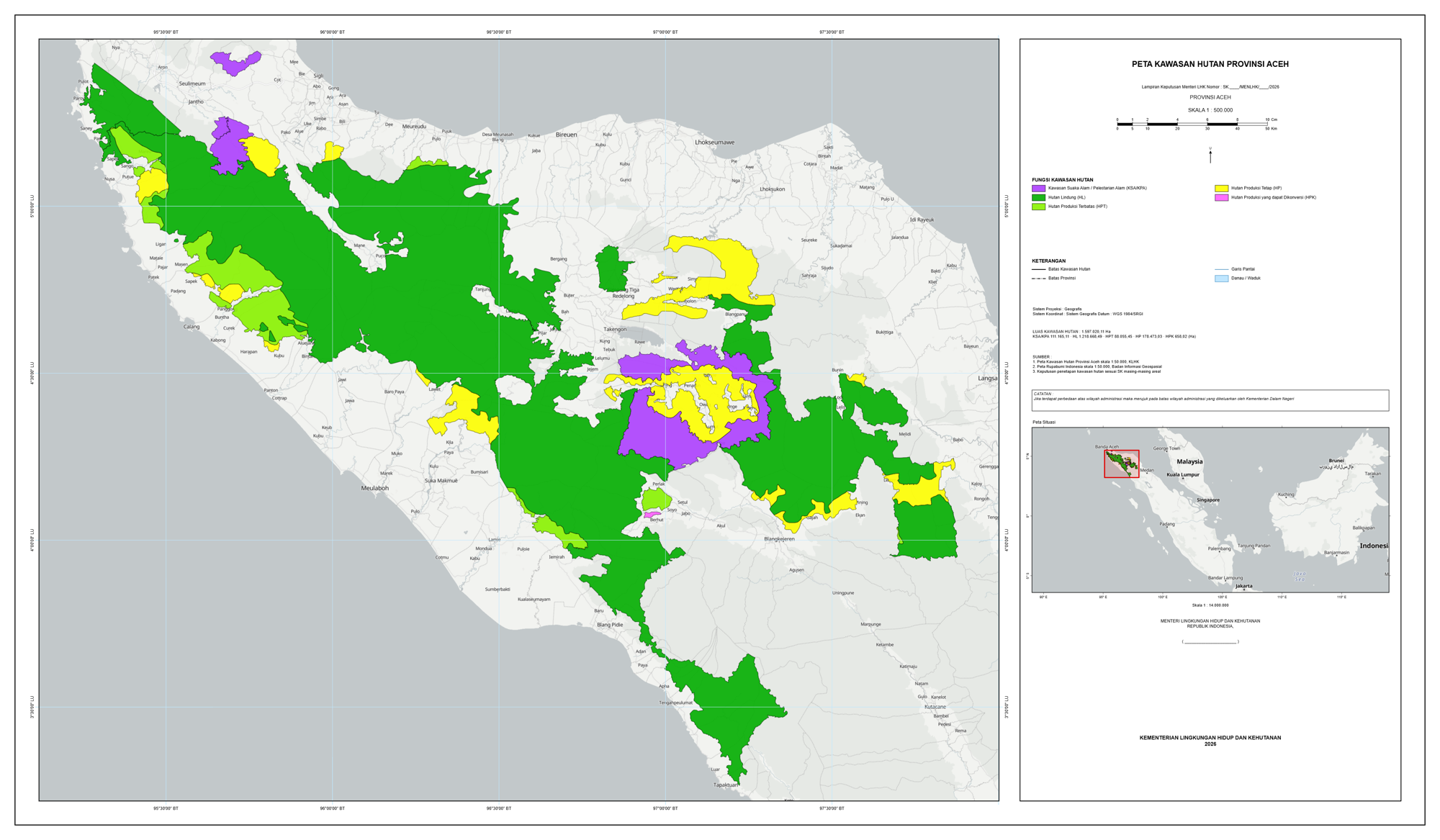 Exported forest-area map of Aceh